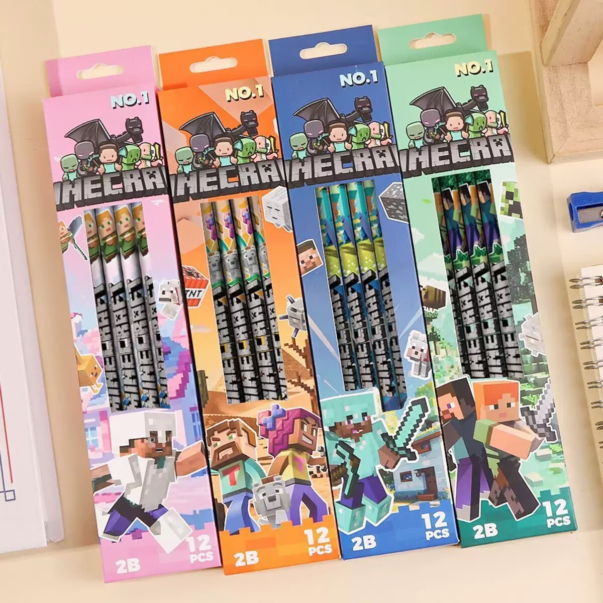 Stationery Supplier - NOVITÀ Set di 4-12 Matite Senza